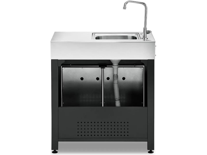 Austin and Barbeque Sidobord med Diskho Utomhusgrillvagnar