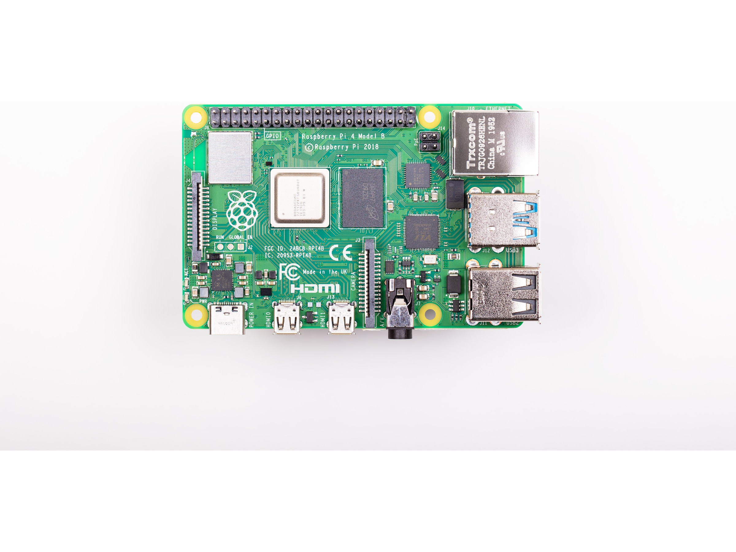 Raspberry Pi 4 Model B, 8GB RAM Integrerad CPU