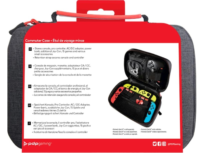 PDP Reseväska Elite Switch Tillbehör till spelkonsoler