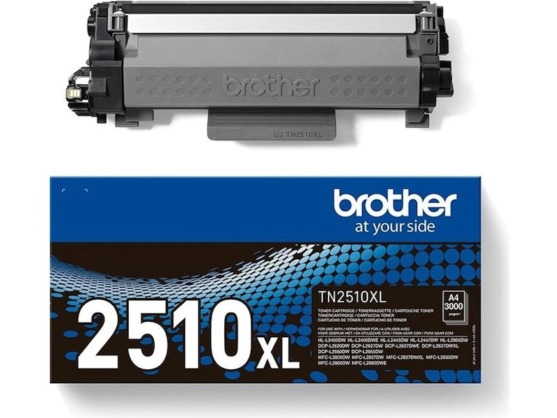 Brother toner TN2510XL svart Lasertoner