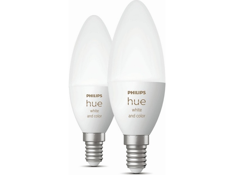 Philips Hue White and color ambiance 2-pack E14 LED-lampor & glödlampor