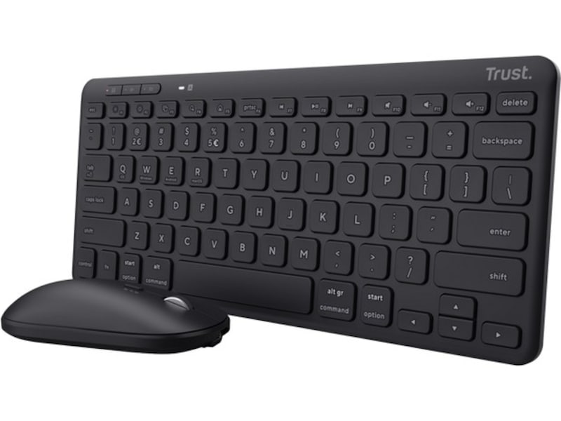 Trust Lyra trådlös tangentbord och mus bundle Mus & tangentbord -combo-paket