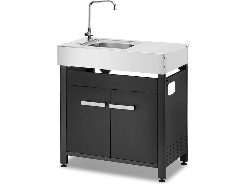 Austin and Barbeque Sidobord med Diskho Utomhusgrillvagnar