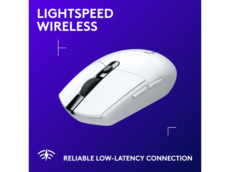 Logitech G305 Lightspeed Trådlös Gamingmus (vit) Gamingmus