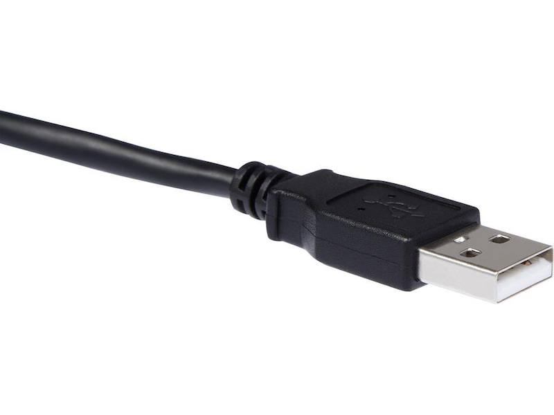 USB-A till USB Micro-B kabel 1m (svart) USB-kablar