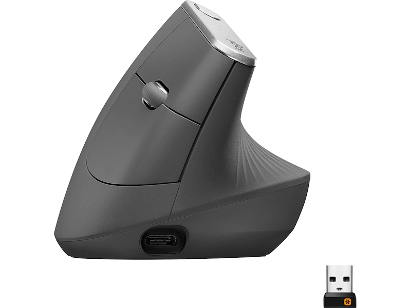Logitech MX Vertical Trådlös Bluetooth Mus Ergonomi