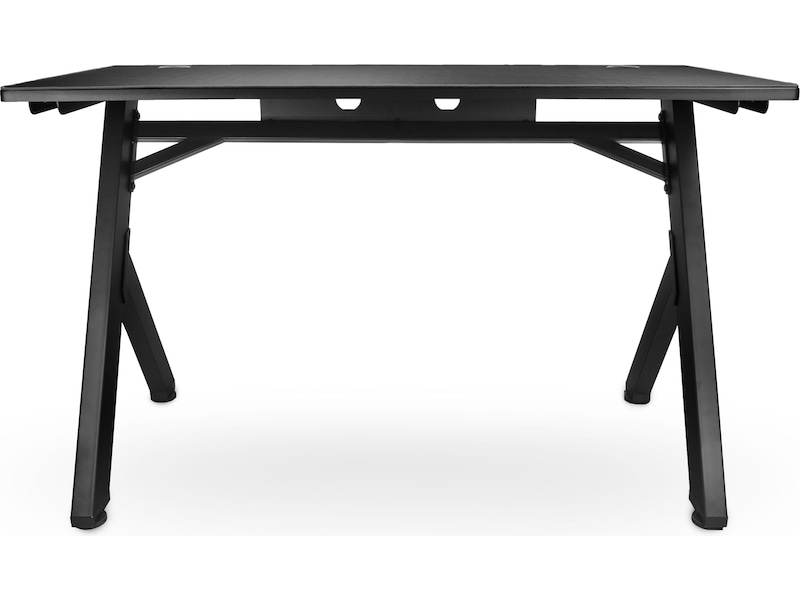Svive Cygnus Gaming Desk matt svart med grå sömmar Gamingdesk