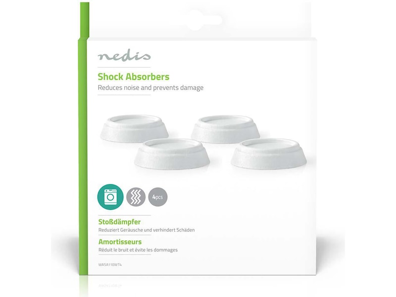 Vibrationsdämpare - Minskar buller och skyddar golvet. Tillbehör till tvättmaskiner & torktumlare