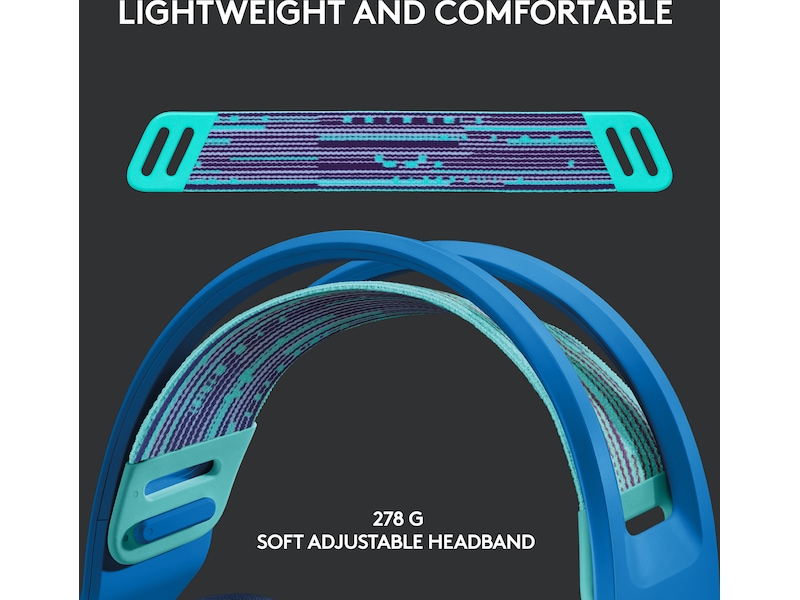 Logitech G733 LIGHTSPEED Trådlöst Gaming Headset (blå) Gamingheadset
