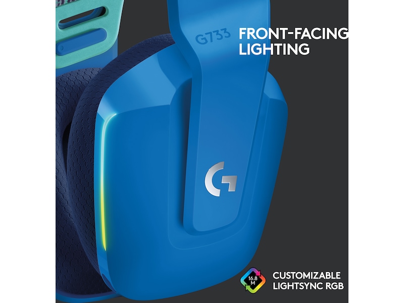 Logitech G733 LIGHTSPEED Trådlöst Gaming Headset (blå) Gamingheadset