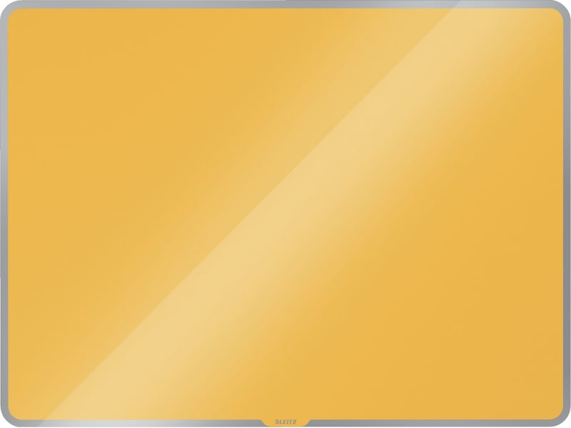 Leitz Cosy Glastavla - magnetisk whiteboard 80x60 cm - varm gul Whiteboards