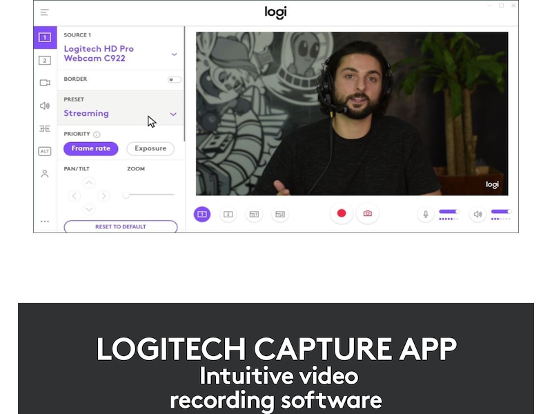 Logitech C920e HD 1080p webbkamera - BLK - WW Webbkamera
