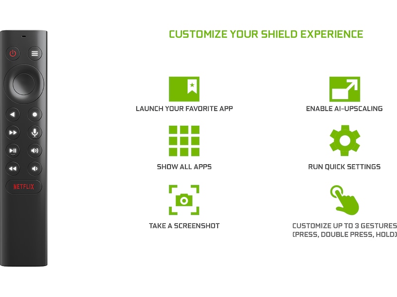 NVIDIA Shield TV-fjärrkontroll Fjärrkontroller