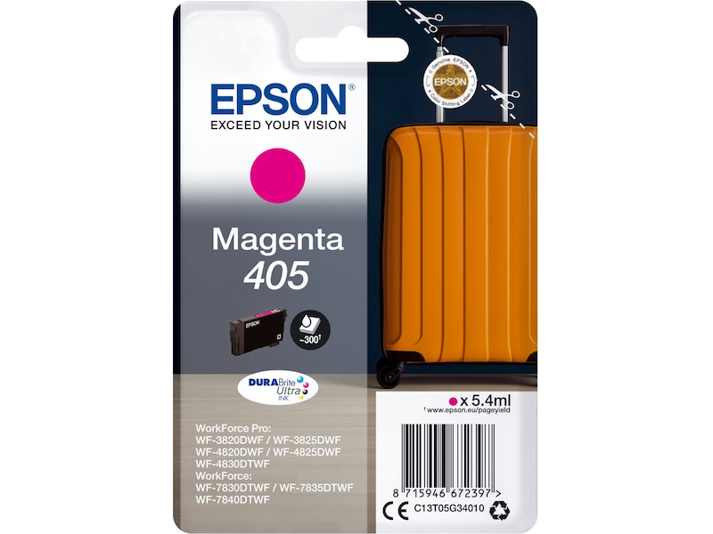 Epson 405 magenta DuraBrite Ultra bläck Bläckpatron