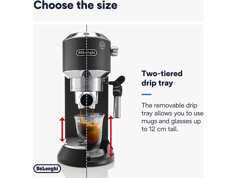 DeLonghi Dedica Style EC685.BK Espressomaskin (svart) Espressomaskiner