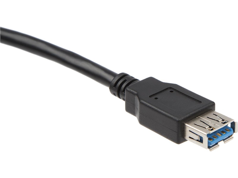 USB-A Förlängningskabel 15m (svart) USB-kablar