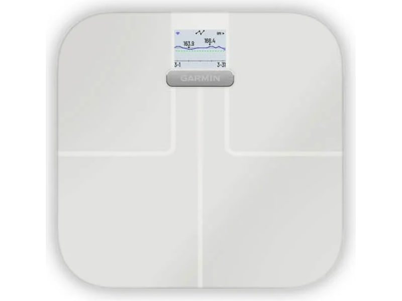 Garmin Index S2 WiFi Smart personvåg (vit) Personvågar