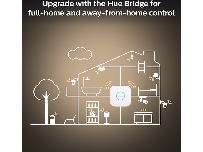 Philips Hue Enrave medium taklampa (svart) Taklampa