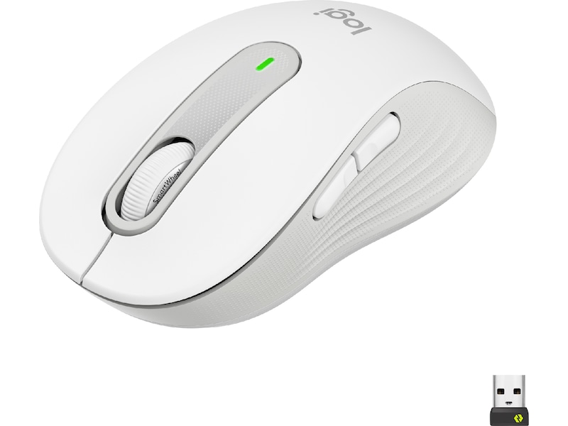 Logitech Signature M650 Medium  trådlös mus Offwhite Mus