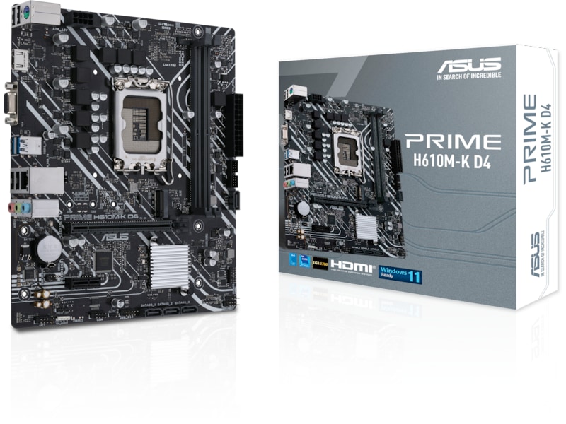 ASUS PRIME H610M-K D4 Moderkort Intel Socket