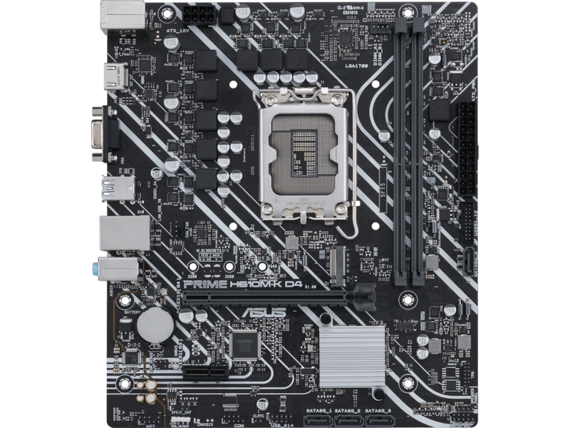 ASUS PRIME H610M-K D4 Moderkort Intel Socket