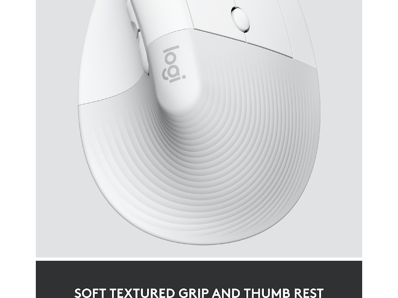 Logitech Lift Vertikal Business mus (off-white) Mus