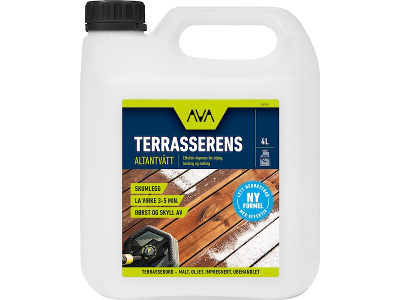 AVA Terrassrengöring 4L Tillbehör till högtryckstvättar