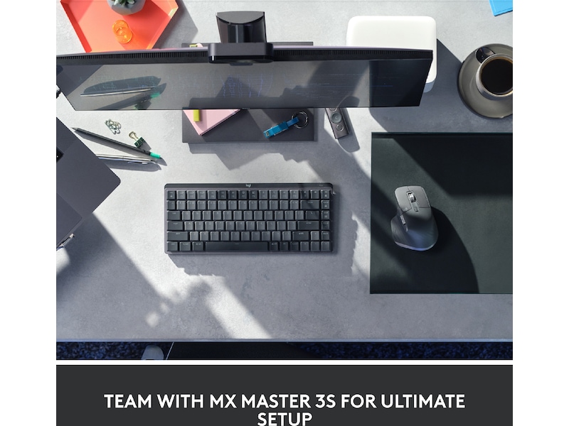 Logitech MX Mechanical Mini Minimalist Tactile (graphite) Tangentbord