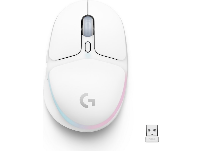 Logitech G705 Trådlös Gamingmus (off white) Gamingmus