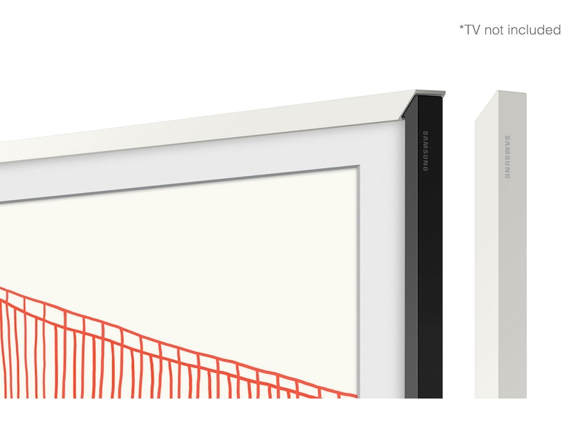 Samsung 85" ram till The Frame (2021-2024, vit) TV-ram & tillbehör