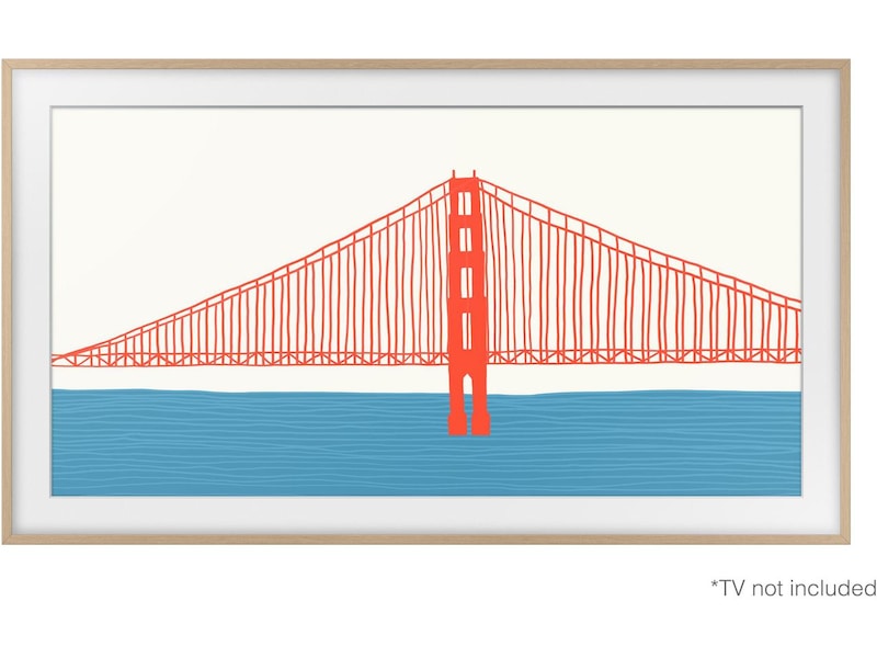 Samsung 85" ram till The Frame (2021-2024, teak) TV-ram & tillbehör