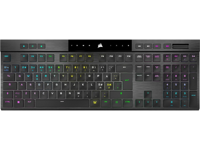 Corsair K100 Air Trådlöst Gamingtangentbord RGB (svart) Gamingtangentbord