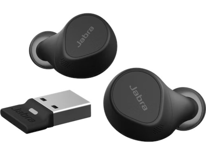 Jabra Evolve2 Buds trådlösa hörlurar (svart) Headset