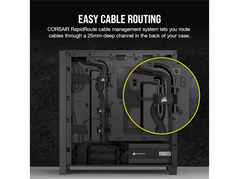 Corsair iCUE 4000D RGB Airflow Mid-Tower (svart) Midi tower
