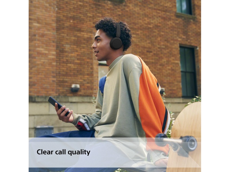 Sony WH-CH520 trådlösa hörlurar, On-Ear (svart) Hörlurar