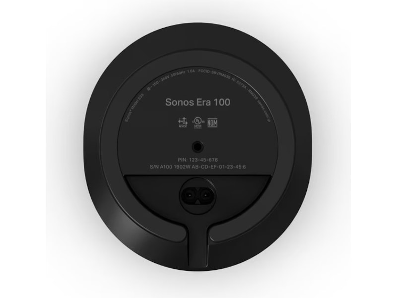 Sonos Era 100 Trådlös Högtalare (svart) 2-pack Högtalare