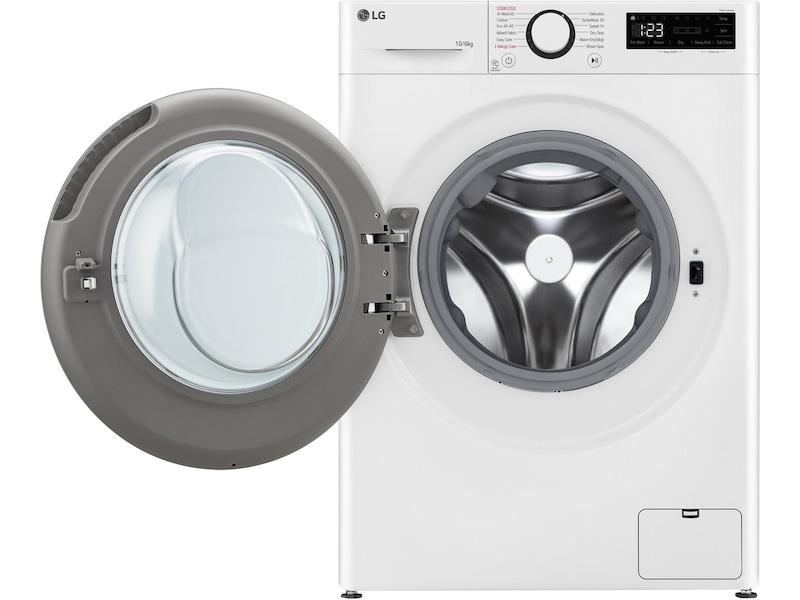 LG F4Y5RRP1WY tvätt-/torrkombimaskin (vit) Kombinerad tvättmaskin och torktumlare