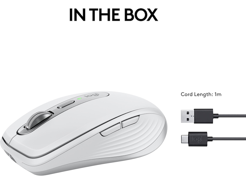Logitech MX Anywhere 3S trådlös mus (pale grey) Mus