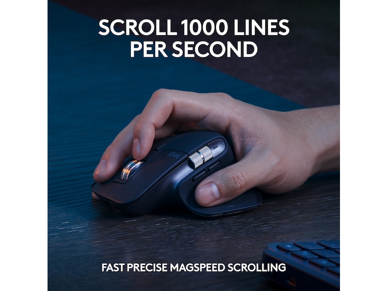 Logitech MX Keys S bundle (graphite) Tangentbord