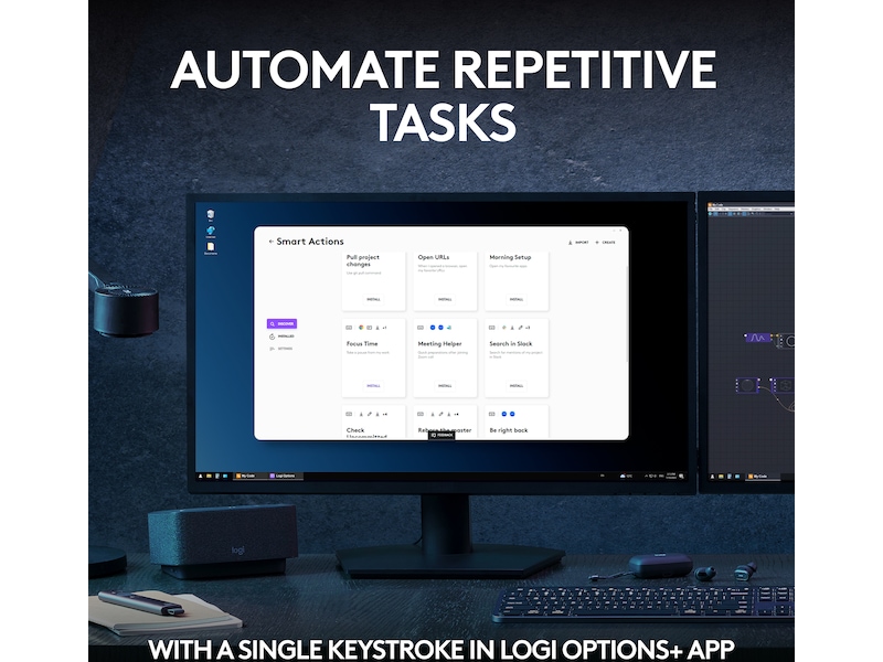 Logitech MX Keys S bundle (graphite) Tangentbord
