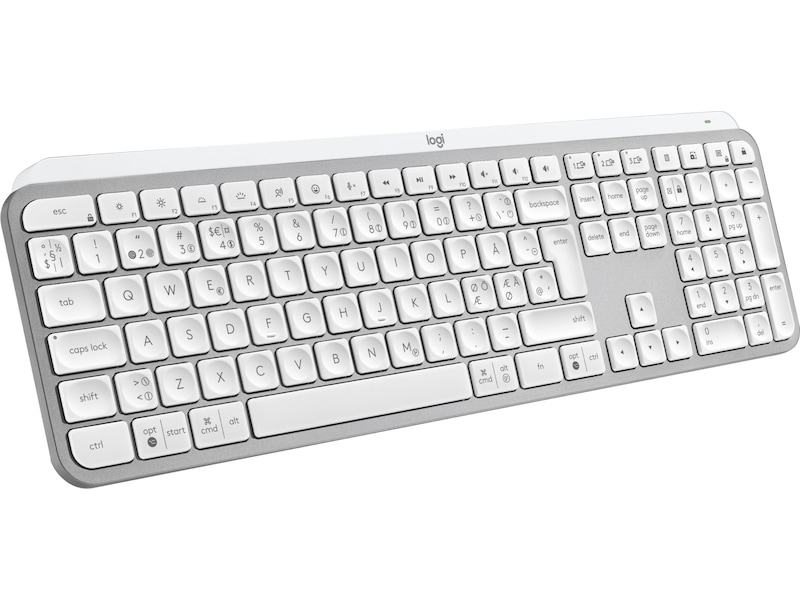 Logitech MX Keys S trådlöst tangentbord (pale grey) Tangentbord