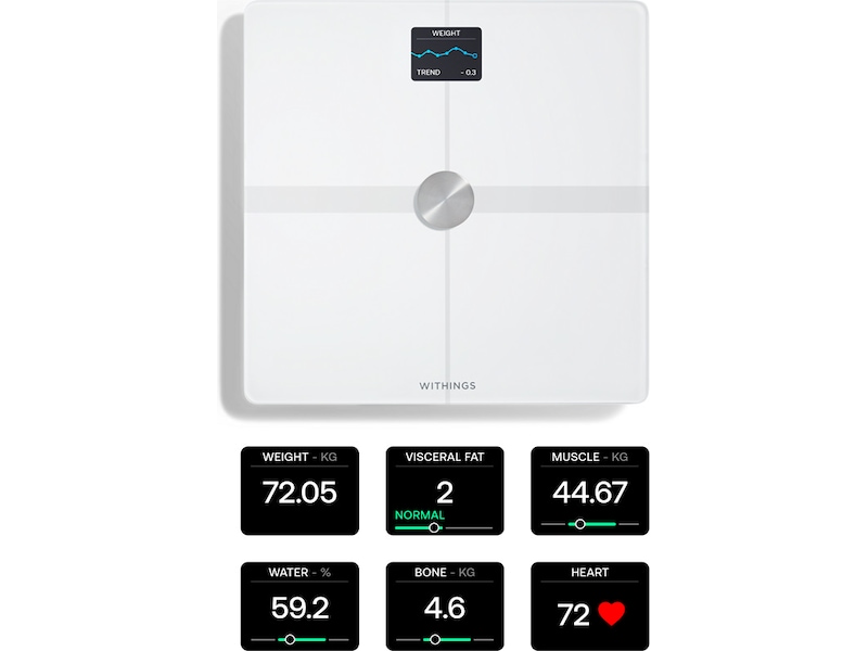Withings Body Smart Wi-Fi badvåg (vit) Personvågar