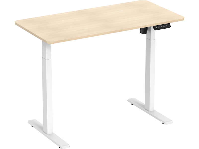 Ergonomiskt höj-/sänkbord 120cm (vit/eik) Aktivitetsbord