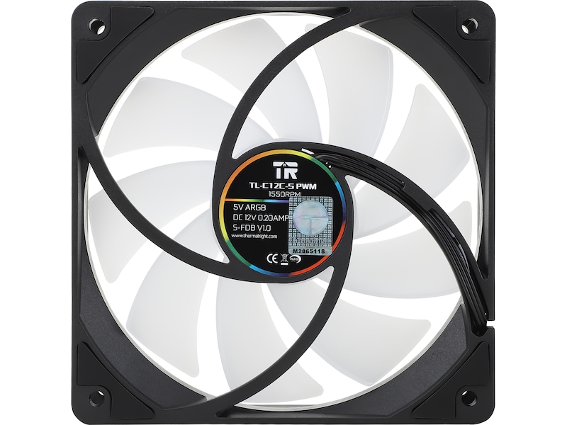 Thermalright TL-C12C-S ARGB 120mm Fläkt 3-Pack (svart) Fläkt