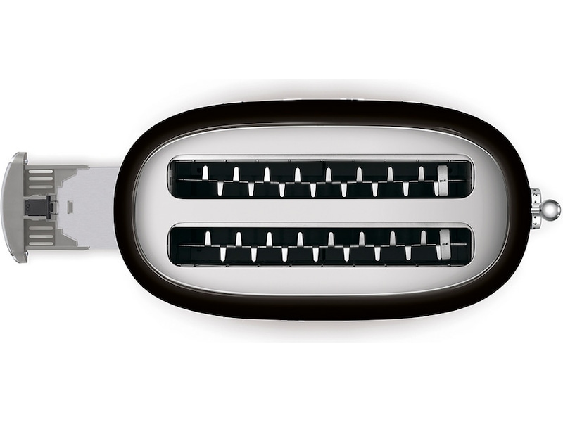 Smeg TSF02BLEU 4x2 brödrost (svart) Brödrostar