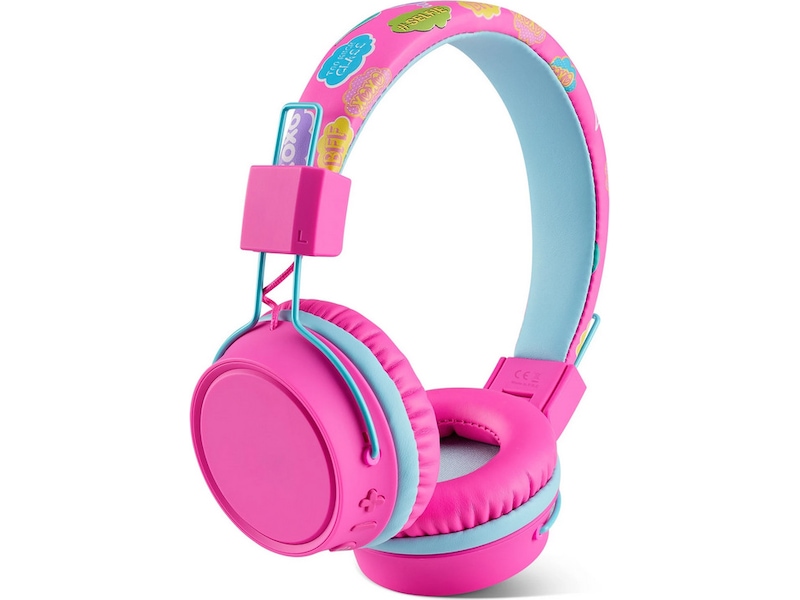 Andersson BHO 1.1 Kids trådlösa hörlurar, Over-Ear (pretty pink) Hörlurar