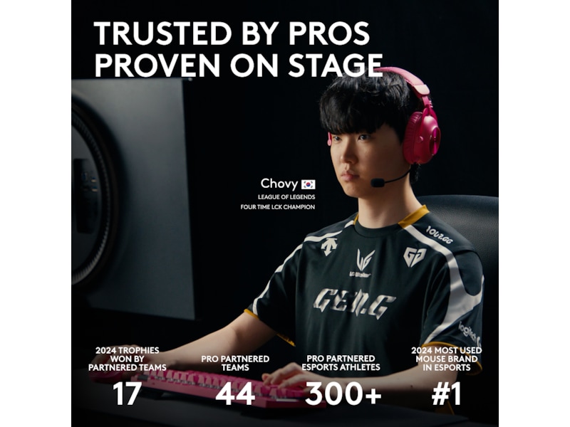 Logitech G Pro X Superlight 2 Lightspeed Trådlös Gamingmus (svart) Gamingmus