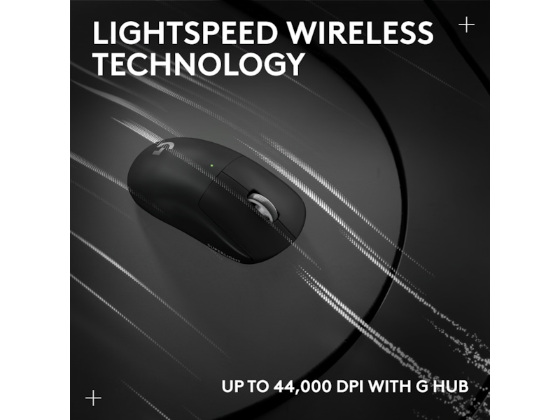 Logitech G Pro X Superlight 2 Lightspeed Trådlös Gamingmus (svart) Gamingmus