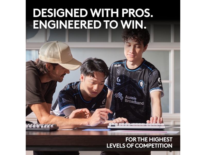 Logitech G Pro X TKL Lightspeed Trådlöst Gamingtangentbord (svart) Gamingtangentbord