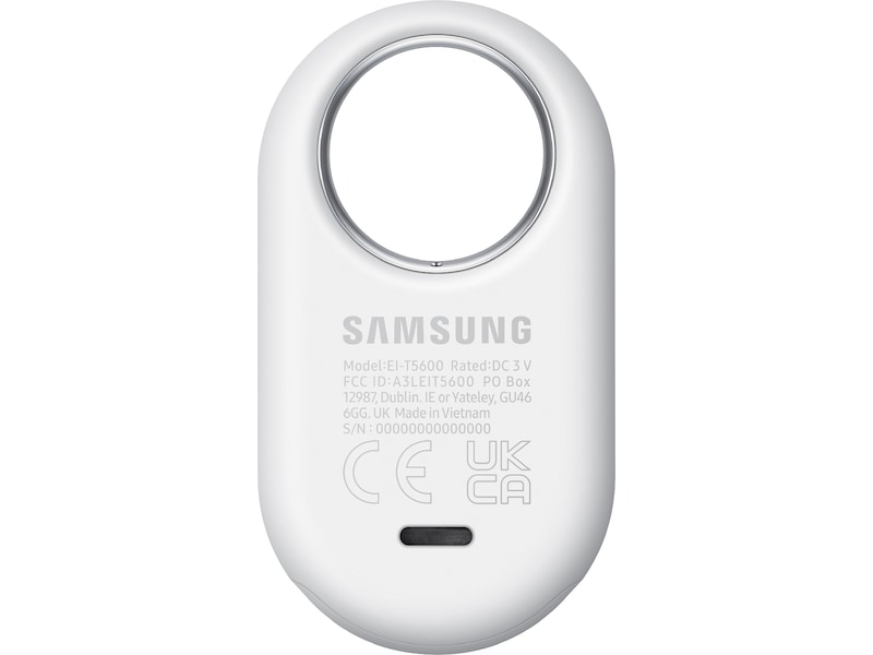 Samsung Galaxy SmartTag2 spårningschip (vit) Bluetooth tracker & GPS